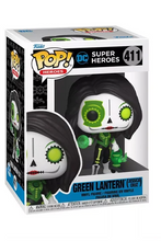 Load image into Gallery viewer, DC Super Heroes Figure Green Lantern Jessica Cruz Dia de los Muertos Pop! Heroes 411 Funko
