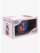 Load image into Gallery viewer, Studio Ghibli Ramen Bowl with Chopsticks Kiki's Delivery Service Kiki &amp; Jiji Portrait Our Universe
