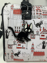 Load image into Gallery viewer, Studio Ghibli Crossbody, Wallet, Bow, and Wristband Set Kiki&#39;s Delivery Service Jiji and Lily Town Her Universe
