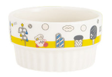 Kirby Ramekin Kirby and Waddle Dee White Ver. Kirby Cafe Ichiban Kuji Bandai