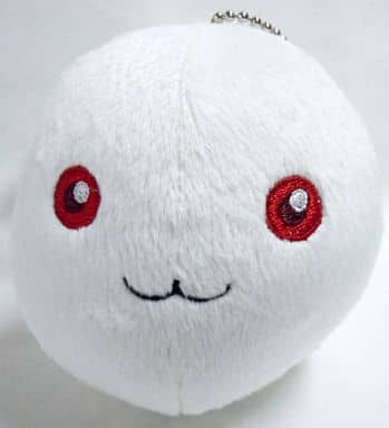 Madoka Magica Plush Keychain Kyubey Round Mascot