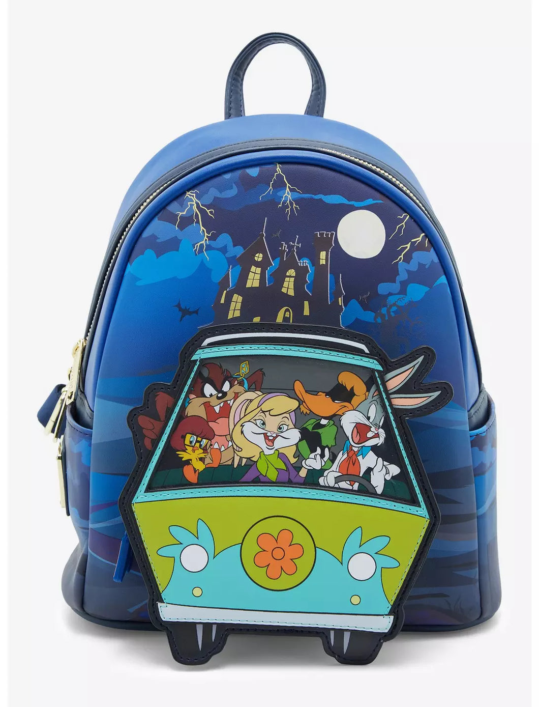 Looney Tunes x Scooby-Doo Mini Backpack Looney Tunes as Mystery Incorporated GITD Loungefly