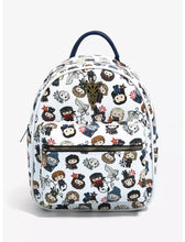 Load image into Gallery viewer, Lord Of The Rings Mini Backpack Chibi Characters AOP Bioworld
