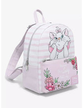 Load image into Gallery viewer, Disney Mini Backpack Marie Quote Loungefly
