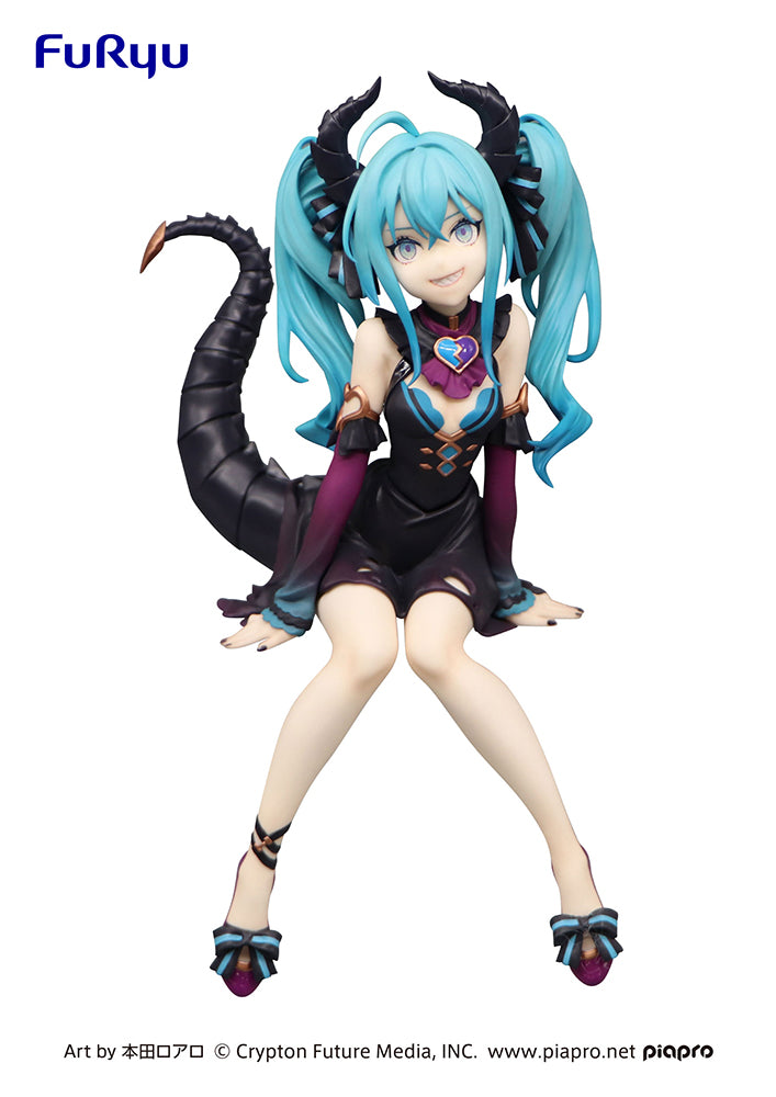 Piapro Noodle Stopper Figure Hatsune Miku Villain Ver. FuRyu [Opened and Damaged Packaging]