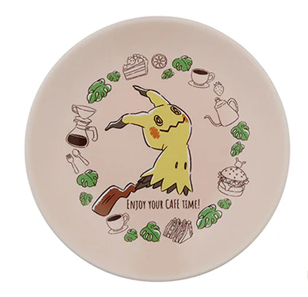 Pokemon Mini Plate Mimikyu's Cafe Time Ichiban Kuji Prize F Bandai