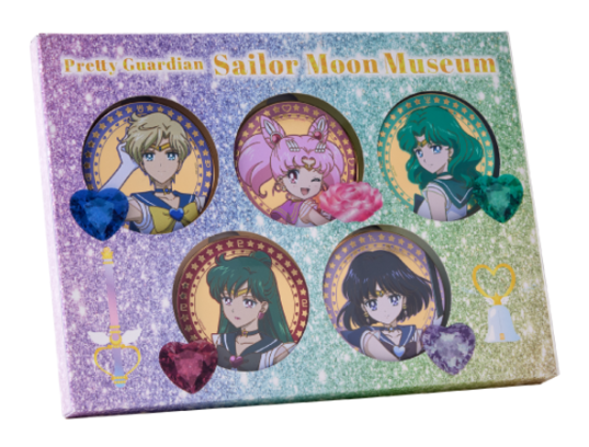 Sailor Moon Can Badge Set Pretty Guardian Sailor Moon Museum B Ver.