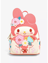 Load image into Gallery viewer, Sanrio Mini Backpack My Melody Figural Floral Loungefly
