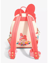 Load image into Gallery viewer, Sanrio Mini Backpack My Melody Figural Floral Loungefly
