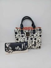 Load image into Gallery viewer, Disney Handbag &amp; Wallet Set Nightmare Before Christmas Silhouette Icons Loungefly
