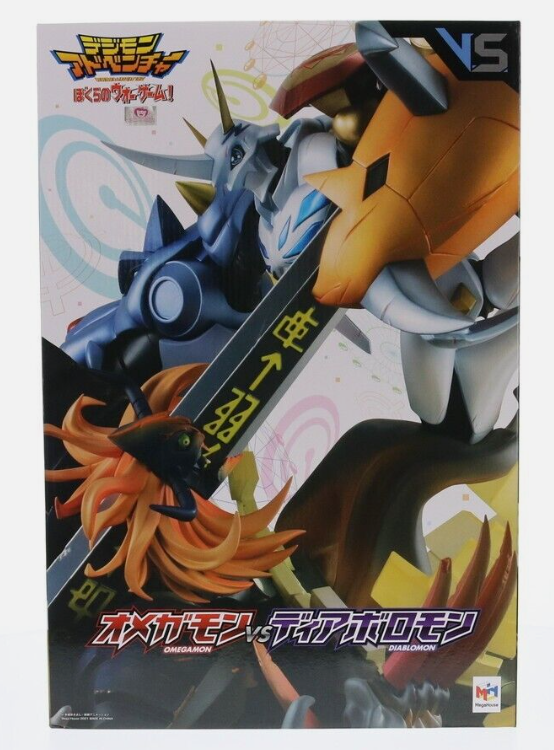 Digimon Adventure Figure Omegamon VS Diablomon MegaHouse