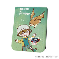 Digimon Adventure 02 Leather Sticky Notes Book