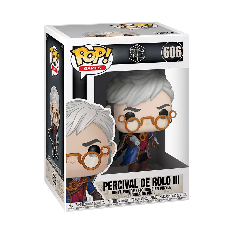 Critical Role Figure Percival De Rolo III Pop! Games 606 Funko