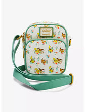 Load image into Gallery viewer, Pokemon Crossbody Pikachu and Eevee Spring Floral AOP Loungefly
