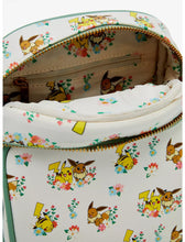 Load image into Gallery viewer, Pokemon Crossbody Pikachu and Eevee Spring Floral AOP Loungefly
