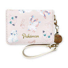 Load image into Gallery viewer, Pokemon Pass Case Pink Floral AOP Pokemon Center
