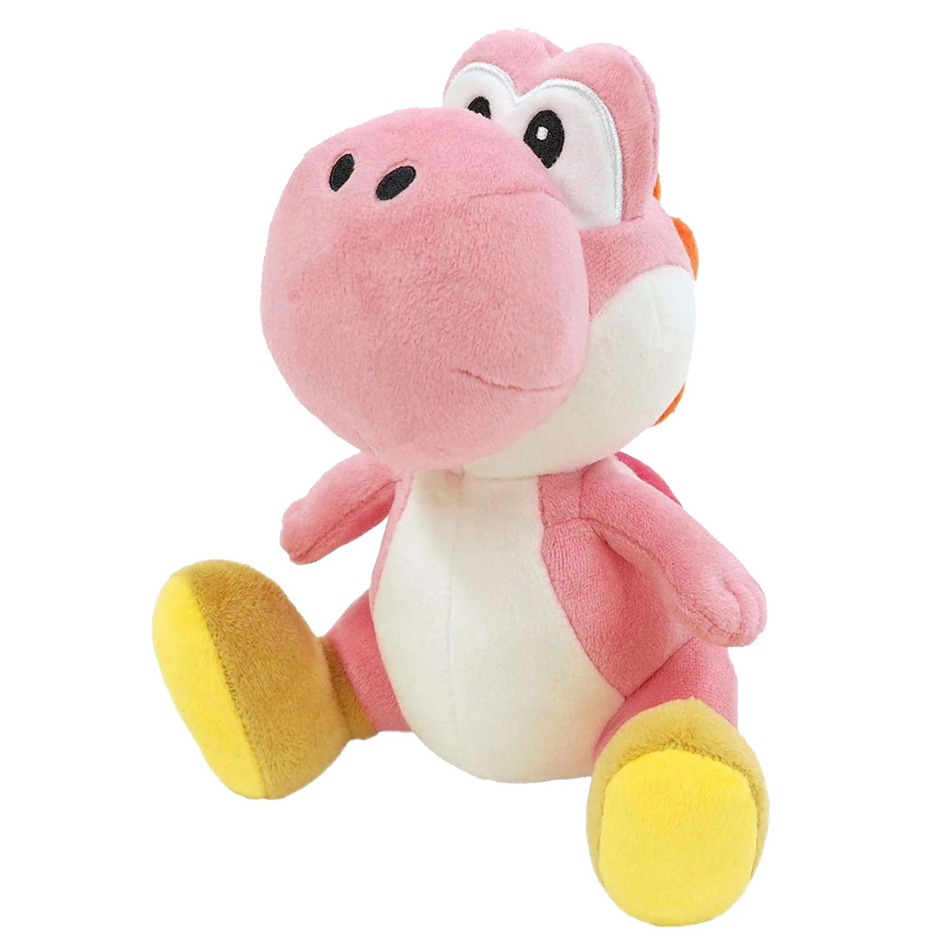 Super Mario Plush Pink Yoshi 8in All Star Collection Little Buddy