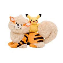 Load image into Gallery viewer, Pokemon Plush Arcanine &amp; Pikachu Okinawa Exclusive 1 Year Anniversary Pokemon Center
