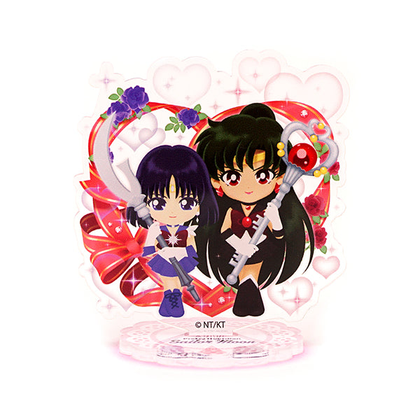 Sailor Moon Acrylic Stand Sailor Pluto & Sailor Saturn Pair