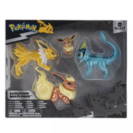 Pokemon Action Figures Eevee Flareon Jolteon Vaporeon Select Evolution Multi-pack Jazwares