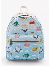 Load image into Gallery viewer, Pokemon Mini Backpack Sleeping Characters Loungefly
