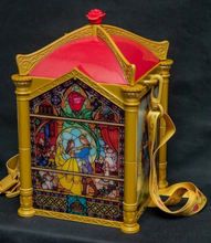 Load image into Gallery viewer, Disney Popcorn Bucket Beauty &amp; The Beast Stained Glass
