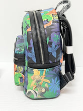 Load image into Gallery viewer, Disney Mini Backpack &amp; Wallet Set Peter Pan Lost Boys Scene Loungefly
