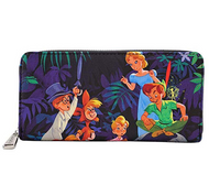 Disney Zip Around Wallet Peter Pan Lost Boys Scene Loungefly