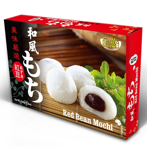 ROYAL Mochi Red Bean 7.4oz ROYAL FAMILY FOOD CO.