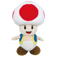 Super Mario Plush Toad 8in All Star Collection Little Buddy