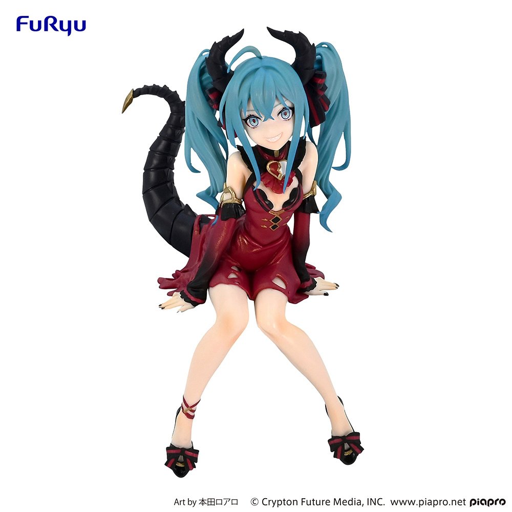 Piapro Noodle Stopper Figure Hatsune Miku Villain (Red Color Version) FuRyu