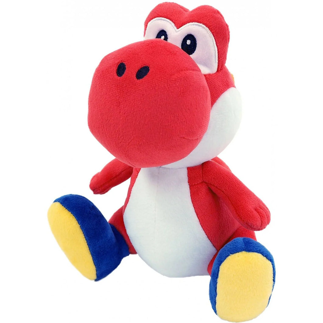 Super Mario Plush Red Yoshi 8in All Star Collection Little Buddy