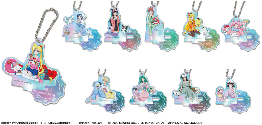 Sailor Moon x Sanrio Acrylic Keychain Stand Blind Box Bandai