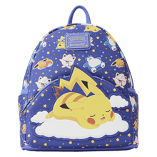 Load image into Gallery viewer, Pokemon Mini Backpack Sleeping Pikachu Loungefly
