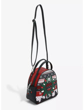 Load image into Gallery viewer, Marvel Convertible Mini Backpack to Crossbody Spider-Man Christmas Sweater GITD
