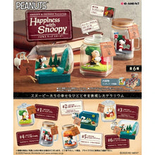 Load image into Gallery viewer, Peanuts Blind Box Snoopy &amp; Friends Terrarium Happiness Re-Ment
