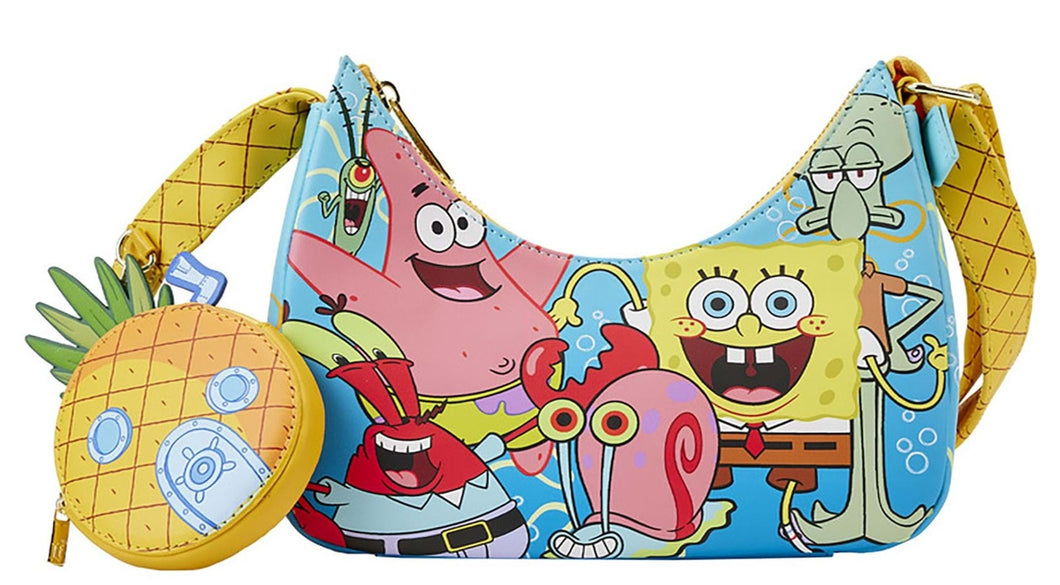 Spongebob Squarepants Crossbody & Coinpurse Group Shot Loungefly