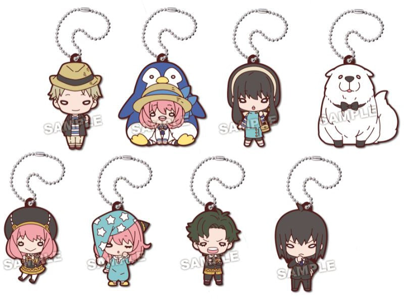 Spy x Family Blind Box Rubber Keychain Nitotan Daily Life Takara Tomy