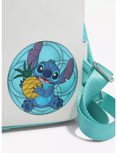 Load image into Gallery viewer, Disney Mini Backpack Lilo &amp; Stitch Stained Glass Loungefly
