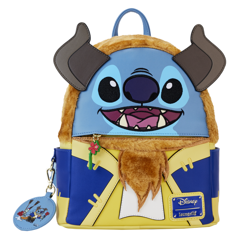 Disney Mini Backpack Stitch in Beast Costume Cosplay Loungefly