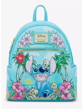 Load image into Gallery viewer, Disney Mini Backpack Lilo &amp; Stitch Ducklings Beach Loungefly
