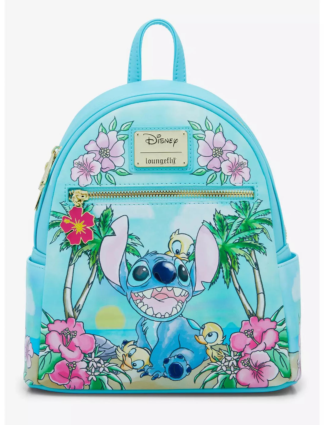 Disney Mini Backpack Lilo & Stitch Ducklings Beach Loungefly