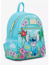 Load image into Gallery viewer, Disney Mini Backpack Lilo &amp; Stitch Ducklings Beach Loungefly
