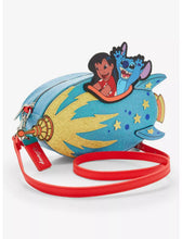 Load image into Gallery viewer, Disney Crossbody Bag Lilo and Stitch Glitter Rocket Bioworld
