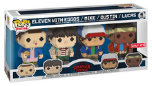 Load image into Gallery viewer, Stranger Things Figure Eleven With Eggos/Mike/Dustin/Lucas 8-Bit Pop! 4 Pack Funko
