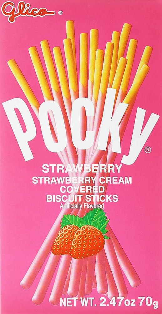 Pocky Strawberry Glico 2.47oz