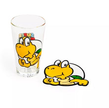 Load image into Gallery viewer, Super Mario Glass and Coaster Set Villains Geeknet
