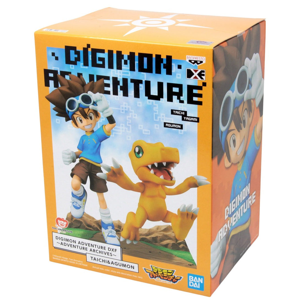 Digimon Adventure Figure Set Taichi & Agumon Adventure Archives DXF Banpresto