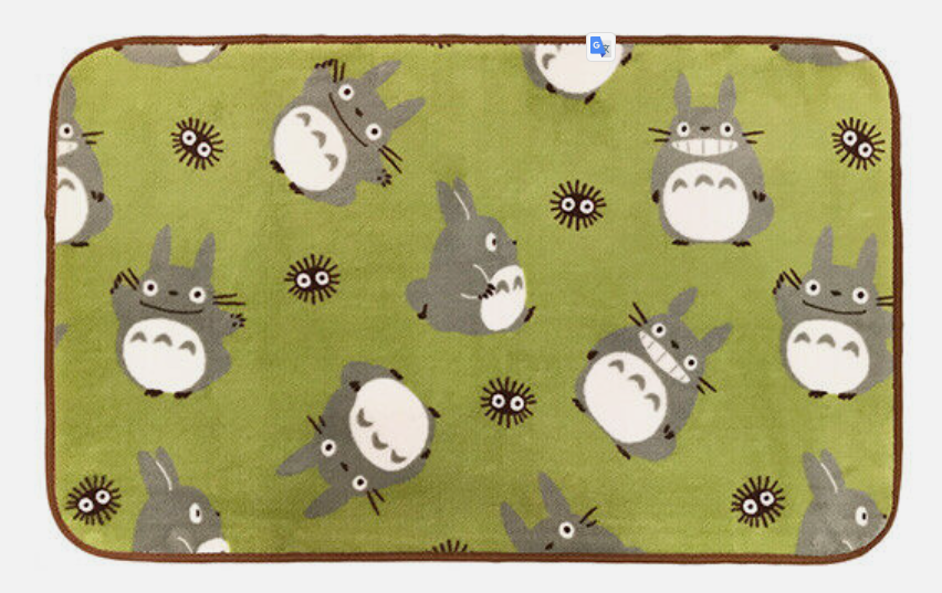 Studio Ghibli Decorative Mat My Neighbor Totoro Green AOP