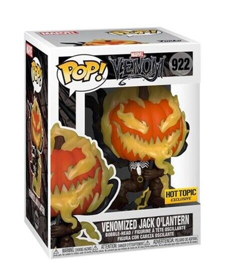 Marvel Figure Venom Venomized Jack O'Lantern Bobble-Head Pop! 922 Funko